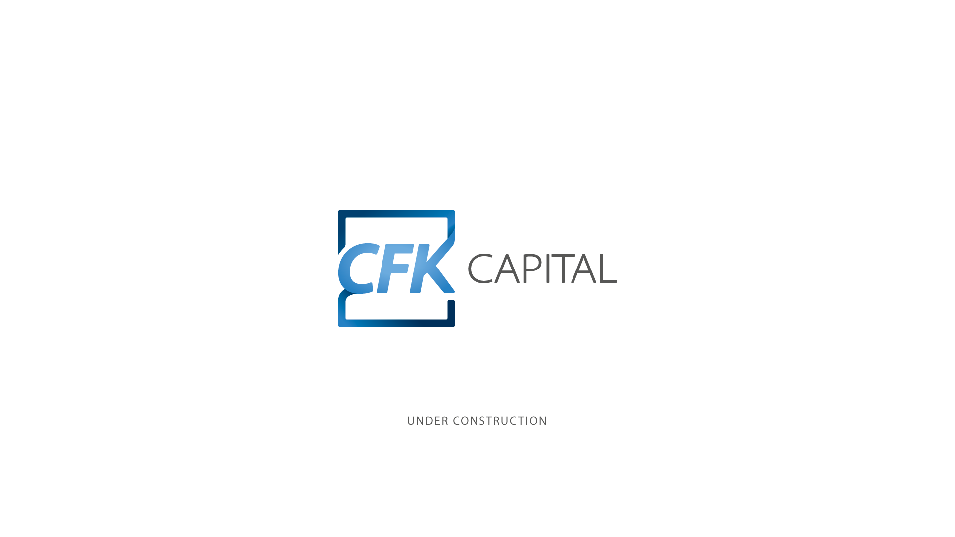 CFK Capital / Website under construction